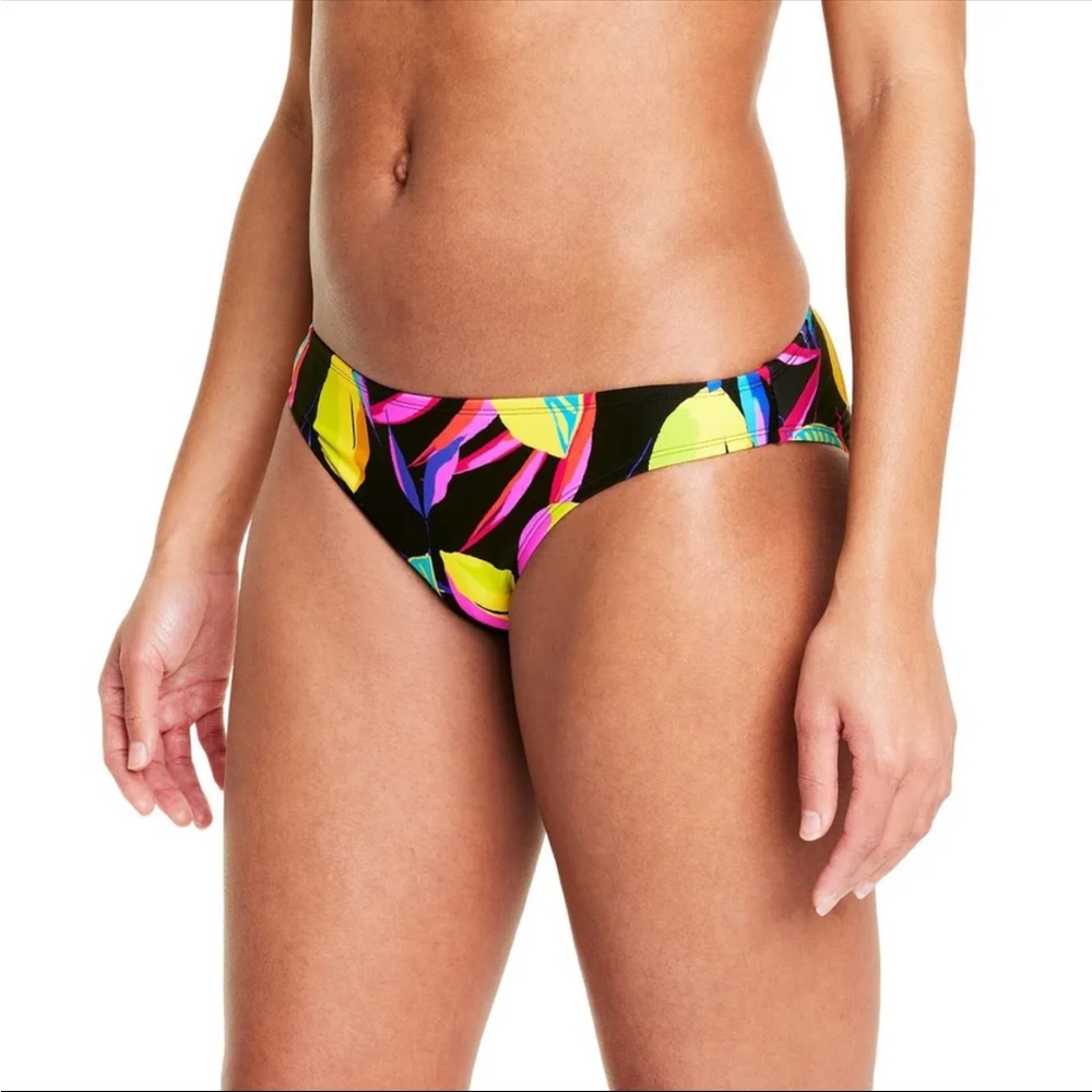 Tabitha Brown women’s hipster bikini bottom lemon print stretch size M new